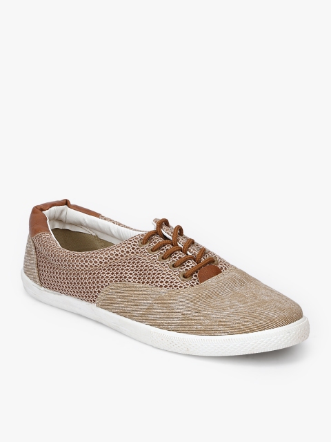 

Forca by Lifestyle Men Beige Textured Sneakers
