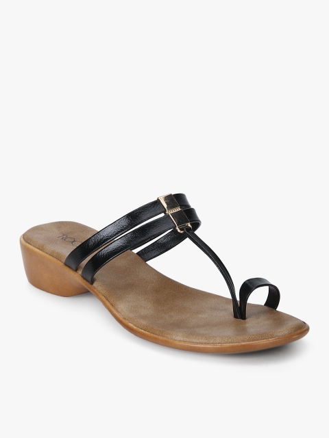 

Rocia Women Black Solid One Toe Flats