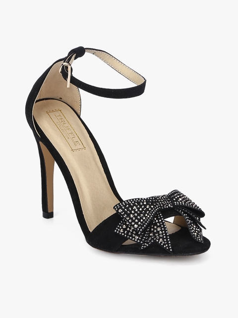 

Truffle Collection Women Black Embellished Stilettos