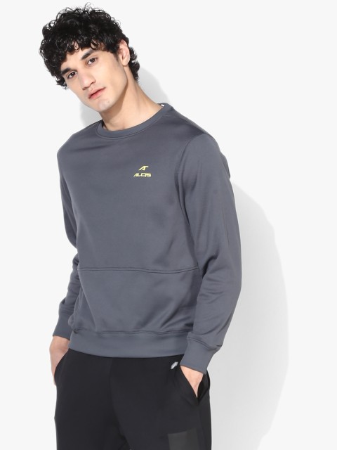 

Alcis Men Charcoal Printed Sweatshirt