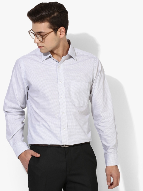 

Arrow Men White Regular Fit Checked Casual Shirt