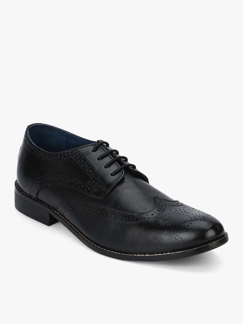 

Ninety9steps Men Black Formal Leather Brogues