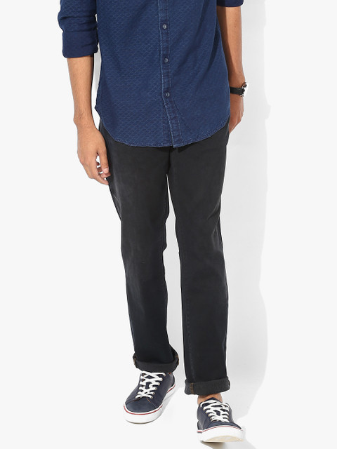 

Ed Hardy Men Black Regular Fit Mid-Rise Clean Look Stretchable Jeans