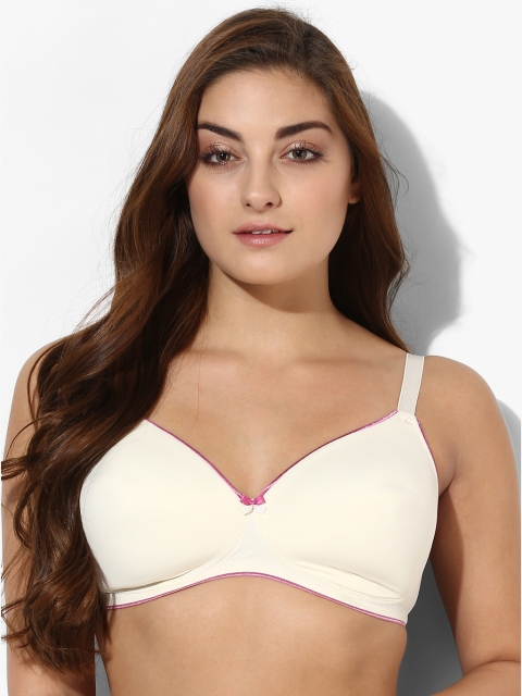 

Amante Off-White Solid Underwired Lightly Padded Everyday Bra BGCC11+1823