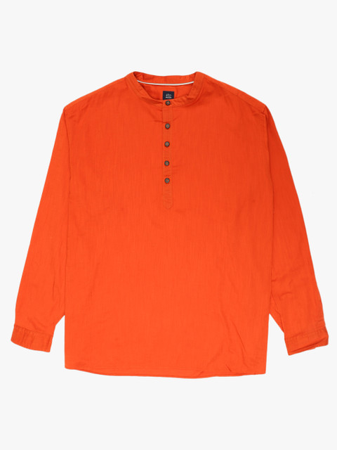 

ALTOMODA by Pantaloons Women Orange Solid Shirt Style Top