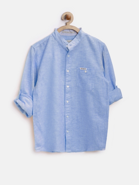 

Pepe Jeans Boys Blue Pin-Striped Shirt