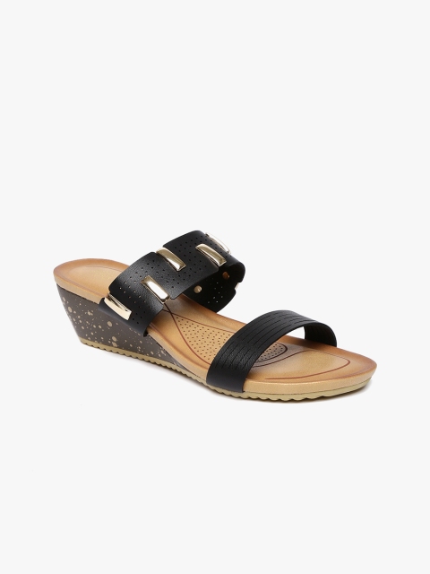 

Tresmode Women Black Solid Wedges