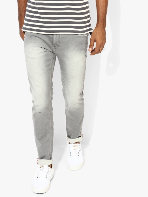 

IZOD Men Grey Slim Fit Mid-Rise Clean Look Jeans