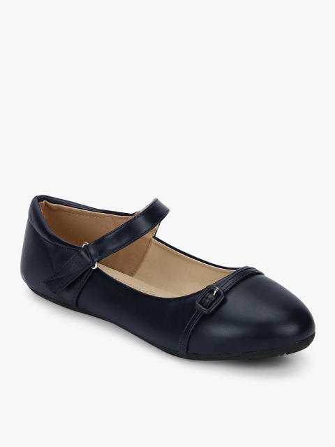 

CERIZ Women Navy Blue Solid Ballerinas