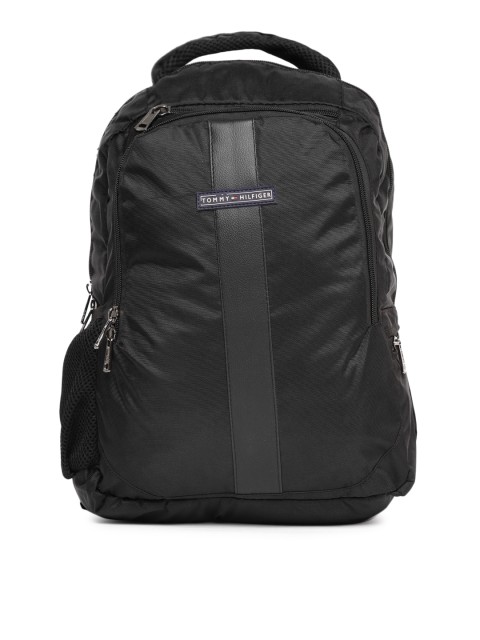 

Tommy Hilfiger Unisex Black Solid Backpack