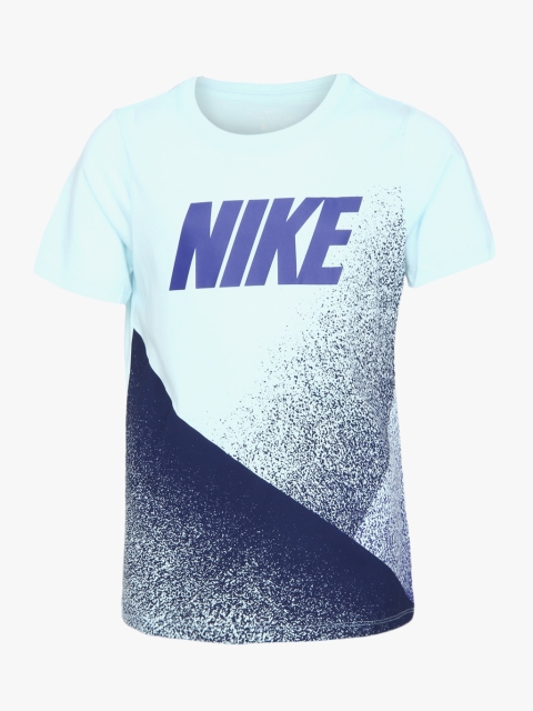 

Nike Boys Blue Printed Round Neck T-shirt