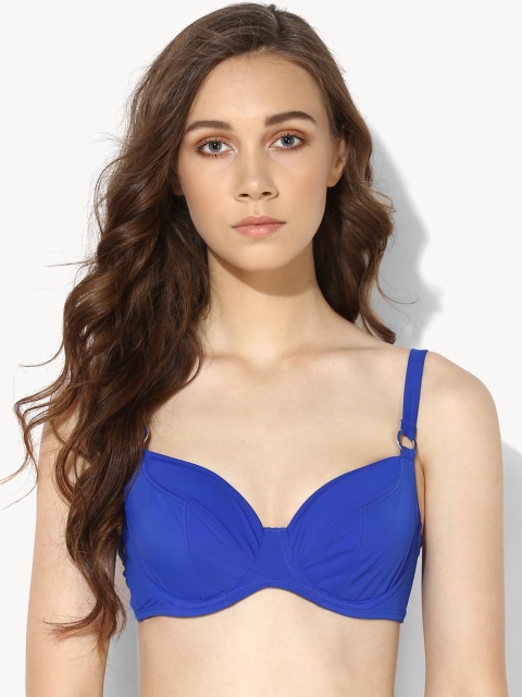 

Hunkemoller Women Blue Solid Non Padded Everyday Bra