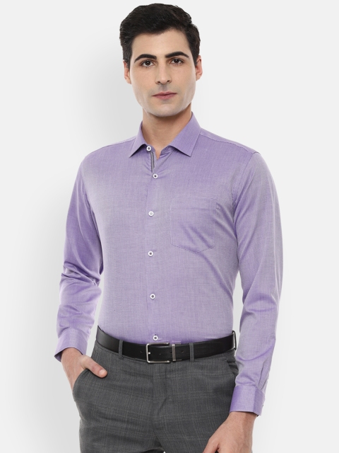 

Van Heusen Men Purple Regular Fit Printed Formal Shirt