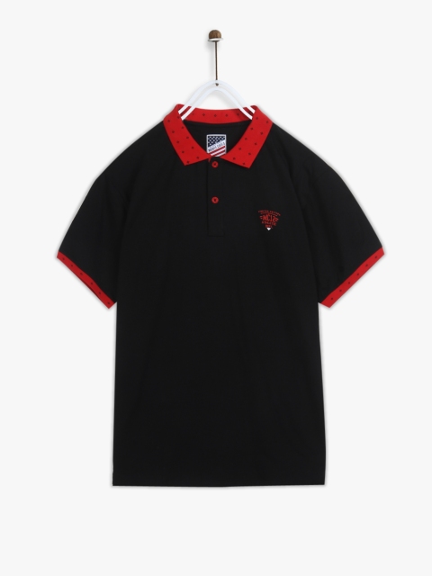 

Monte Carlo Boys Black Solid Polo T-Shirt