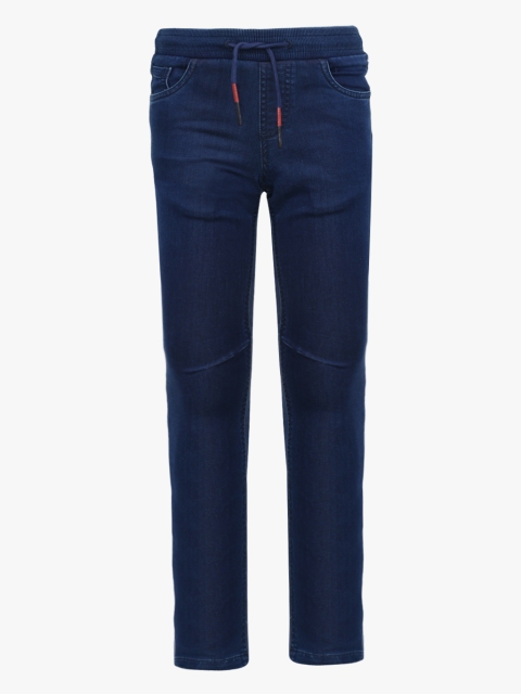 

Tommy Hilfiger Boys Navy Blue Slim Fit Mid-Rise Clean Look Jeans
