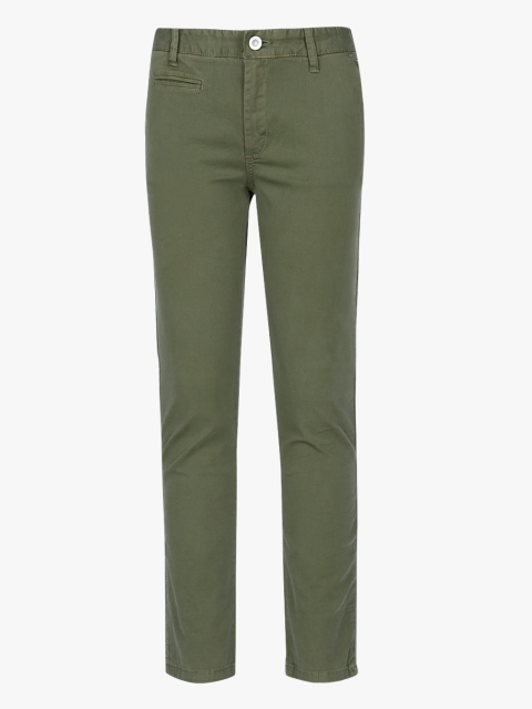 

Tommy Hilfiger Boys Olive Green Slim Fit Solid Chinos