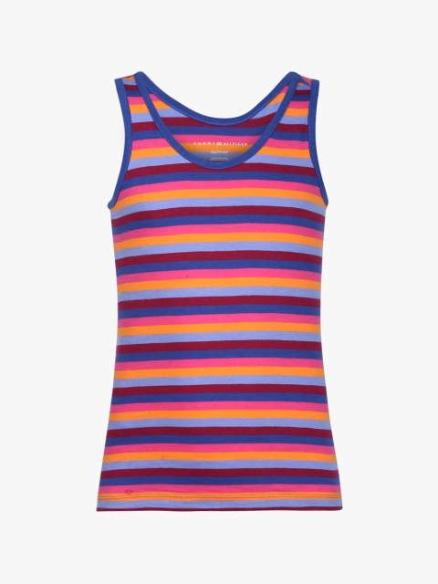 

Tommy Hilfiger Girls Multicoloured Striped Tank Top, Multi