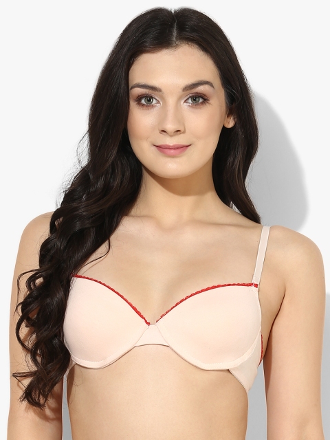 

Bwitch Beige Solid Underwired Heavily Padded Everyday Bra 8903411913568