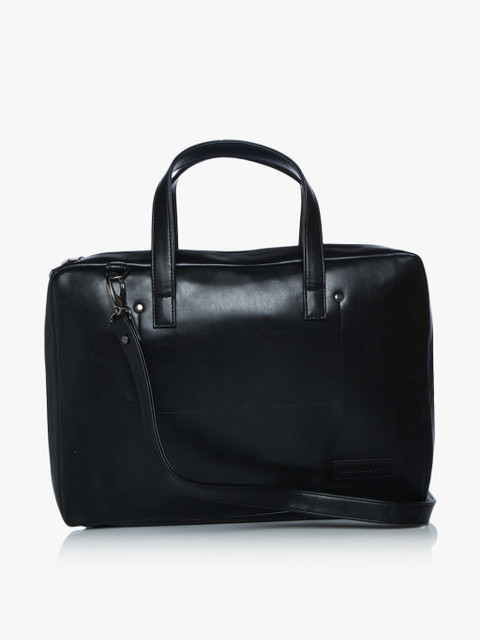

Benjamin Button Unisex Black Solid Laptop Bag