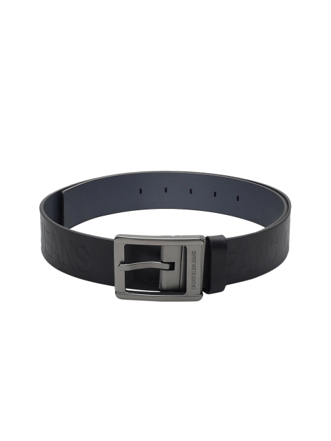 

Calvin Klein Men Black Solid Genuine Leather Reversible Belt