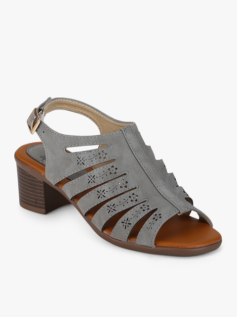 

KetImporta Women Grey Solid Sandals