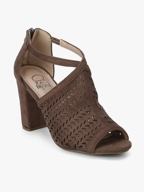 

KetImporta Women Brown Solid Sandals