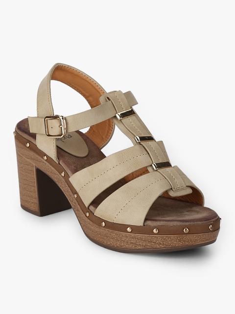 

KetImporta Women Beige Solid Sandals