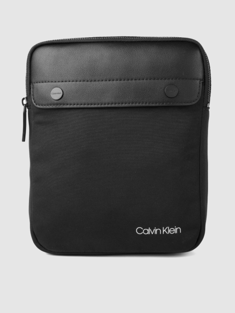

Calvin Klein Men Black Solid Messenger Bag