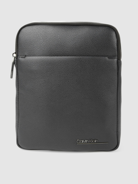 

Calvin Klein Men Black Solid Messenger Bag