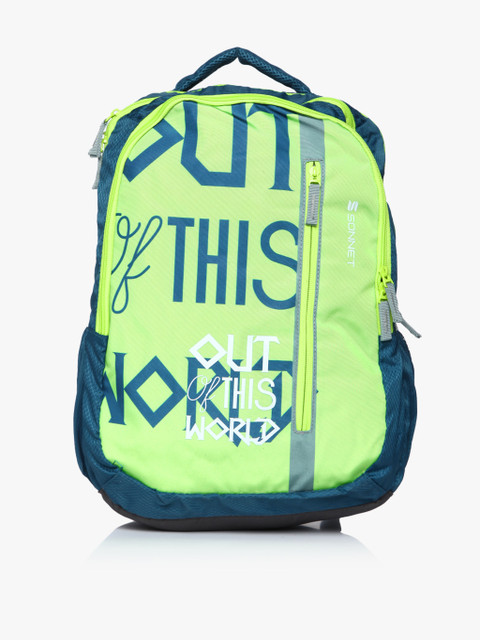 

SONNET Unisex Green Printed Backpack