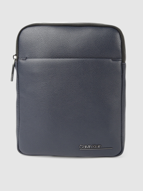 

Calvin Klein Men Navy Blue Solid Messenger Bag