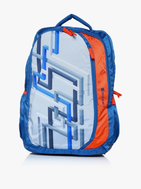 

SONNET Unisex Blue Graphic Backpack