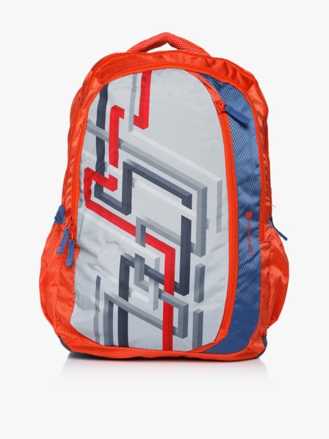 

SONNET Unisex Orange & Grey Backpack