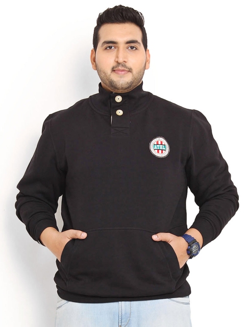 

John Pride Plus Size Black Sweatshirt