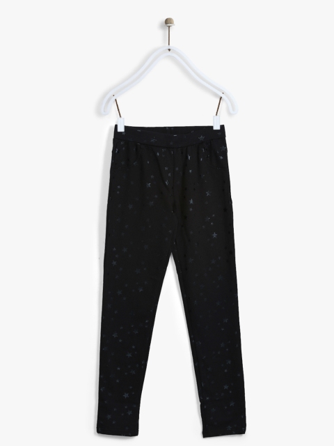 

Losan Girls Black Printed Leggings