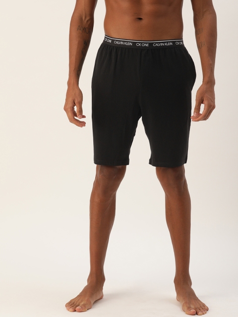 

Calvin Klein Underwear Men Black Solid Lounge Shorts