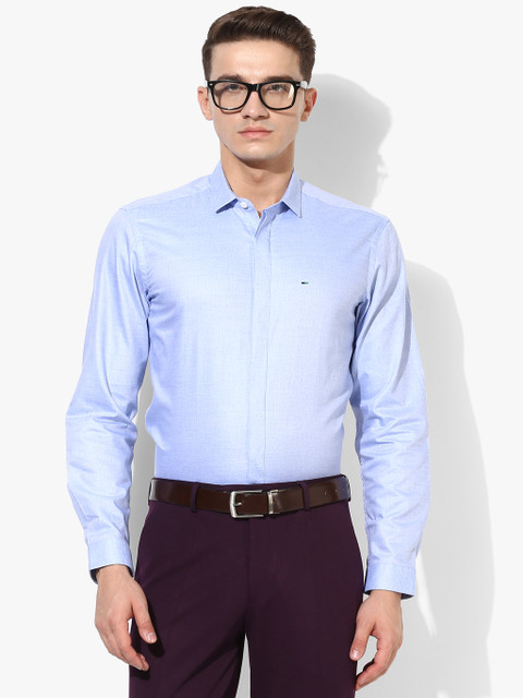 

Indigo Nation Blue Solid Slim Fit Formal Shirt