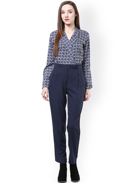 

Magnetic Designs Blue Printed Jumpsuit