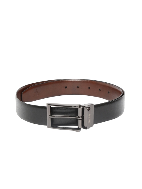 

Allen Solly Men Black & Brown Reversible Leather Belt