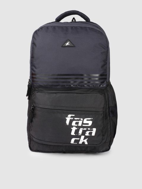 

Fastrack Unisex Black Brand Logo Laptop Backpack