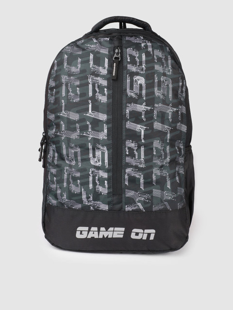 

Fastrack Unisex Black Brand Logo Laptop Backpack