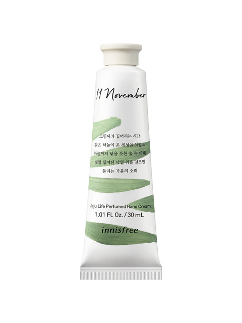 

Innisfree Unisex Jeju Life Perfumed Hand Cream - Autumn Leaves 30 ml, White