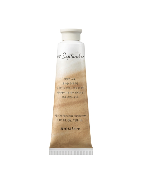 

Innisfree Unisex Jeju Life Black Tea Perfumed Hand Cream 30 ml, Beige