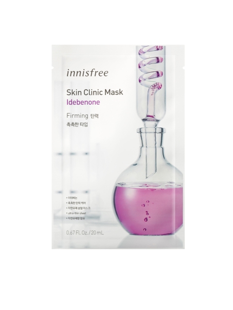 

Innisfree Unisex Skin Clinic Firming Mask - Idebenone, White