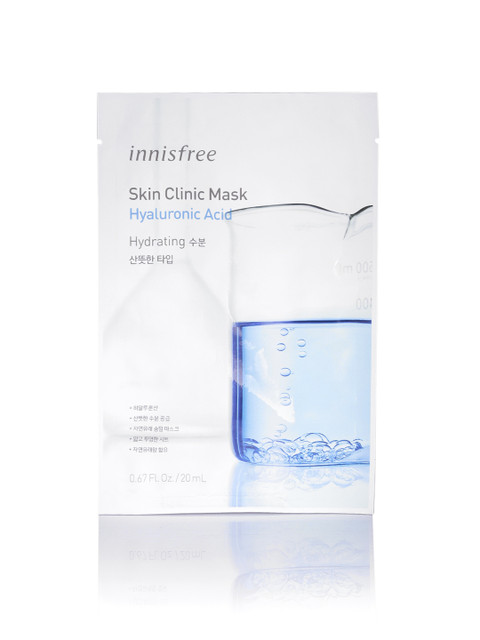 

Innisfree Unisex Hyaluronic Acid Skin Clinic Mask 20 ml, White