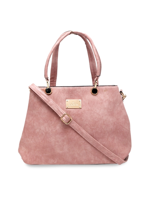 

Ladida Pink Solid Handheld Bag