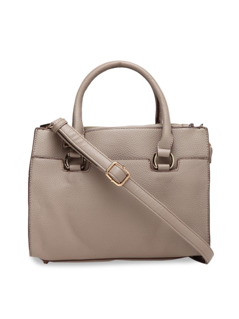 

Ladida Khaki Solid Handheld Bag