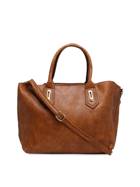 

Ladida Brown Solid Handheld Bag