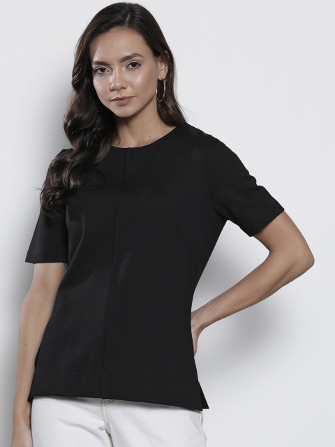 

Marks & Spencer Women Black Solid Top