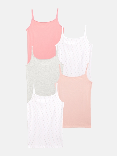 

Marks & Spencer Girls Pack of 5 Camisoles T711204V, Peach